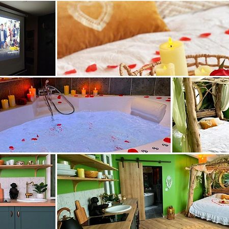 La Jungle Insolite, Spa, Ecran Cinema, Lit A Baldaquin King Size, Day Use, 10 Min Centre อาเมียงส์ ภายนอก รูปภาพ